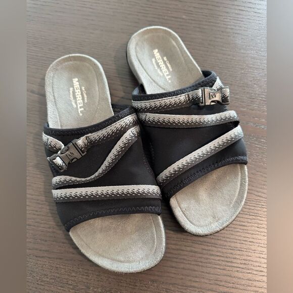 Merrell Sandals Women's District Muri Slide Wrap Slip-On Mule Black 7 summer - Picture 1 of 7